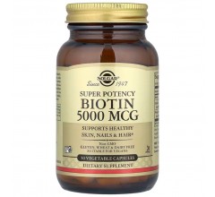 Solgar Biotin 5000 mcg 50 veg caps