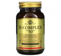 Solgar B-Complex 50 100 Vegetable Capsules