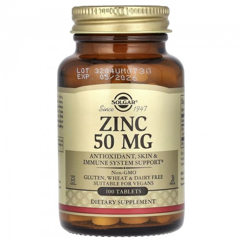 Solgar Zinc 50 mg 100 таб