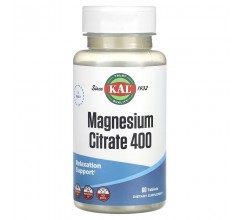 KAL Magnesium Citrate 400mg 60 tabs