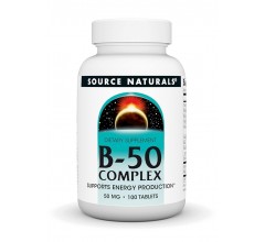 Source Naturals Vitamin B-50 Complex 50 mg 50 tablet
