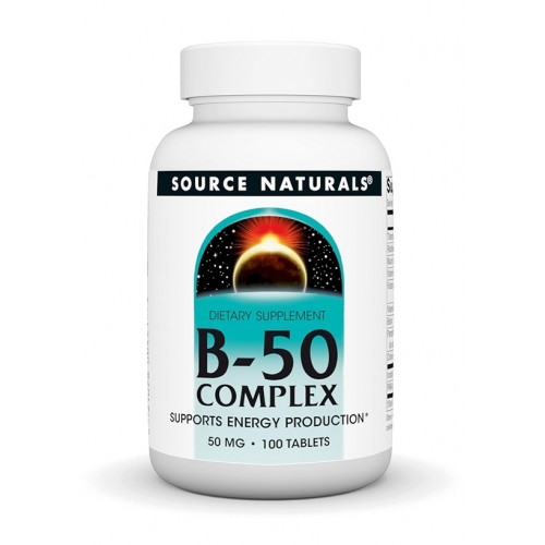 Source Naturals Vitamin B-50 Complex 50 mg 50 tablet