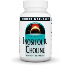 Source Naturals Inositol & Choline 800 mg 50 tablet