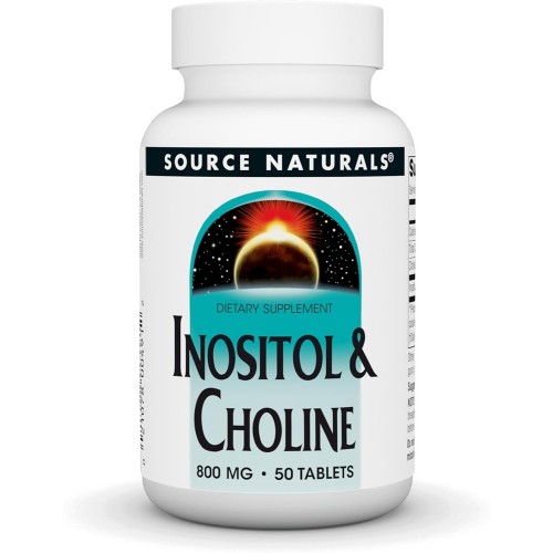 Source Naturals Inositol & Choline 800 mg 50 tablet