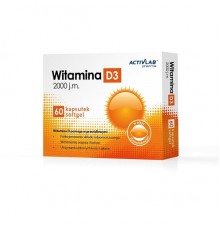 ACTIVLAB Vitamin D3 50 mcg/2000 IU 60 softgels