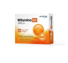 ACTIVLAB Vitamin D3 50 mcg/2000 IU 60 softgels