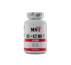MST Vitamin D3 + K2 MK-7 120 softgels