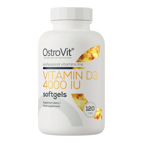 OstroVit Vitamin D3 4000 IU 120 softgels