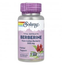 Solaray Berberine from Indian Barberry 500mg 60 vcaps