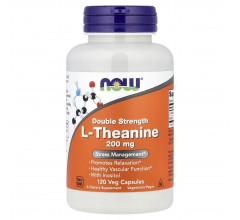 Now Foods L-Theanine 200 мг 120 vcaps