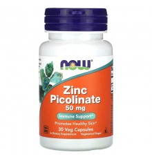 Now Foods Zinc Picolinate 50mg 30 vcaps