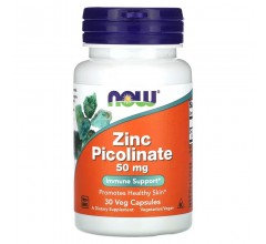 Now Foods Zinc Picolinate 50mg 30 vcaps