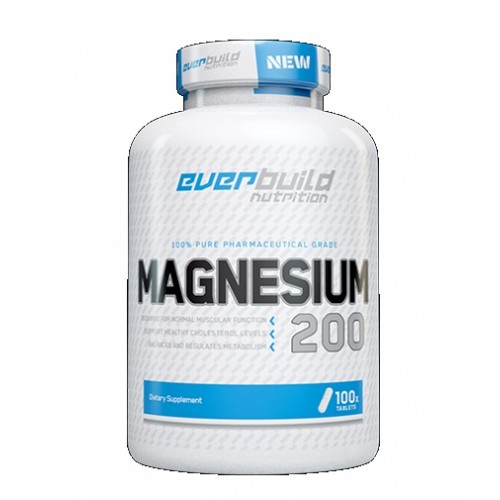 Everbuild Nutrition Magnesium Citrate 200mg 100 tabs