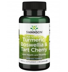 Swanson Turmeric Boswellia Tart Cherry 60caps