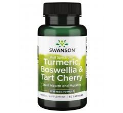 Swanson Turmeric Boswellia Tart Cherry 60caps