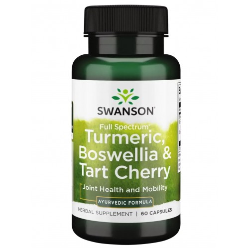 Swanson Turmeric Boswellia Tart Cherry 60caps
