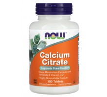 Now Foods Calcium Citrate 100 tablets