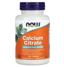 Now Foods Calcium Citrate 100 tablets
