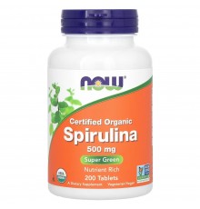 Now Foods Spirulina 500 mg 200 tabs