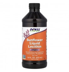 Now Foods Sunflower Liquid Lecithin 16 fl oz