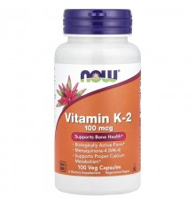 Now Foods Vitamin K-2 100mcg 100 vcaps
