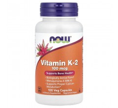 Now Foods Vitamin K-2 100mcg 100 vcaps