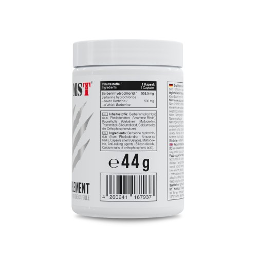 MST Berberine 500 mg 60 caps