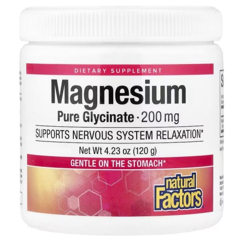 Natural Factors Magnesium Pure Glycinate 120 g