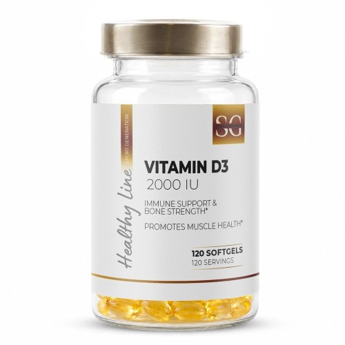 Sport Generation Healthy Line Vitamin D3 2000 IU 120 softgels