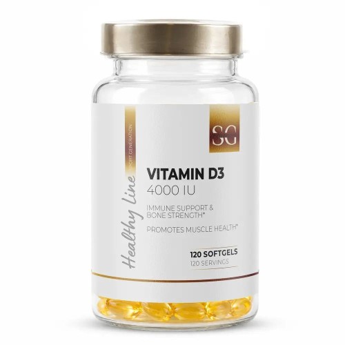 Sport Generation Healthy Line Vitamin D3 4000 IU 120 softgels