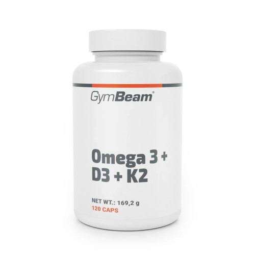 GymBeam Омега 3 + D3 + K2 120 капс