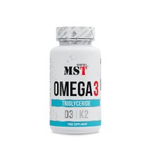 MST Omega 3 Triglyceride D3 K2 60 caps