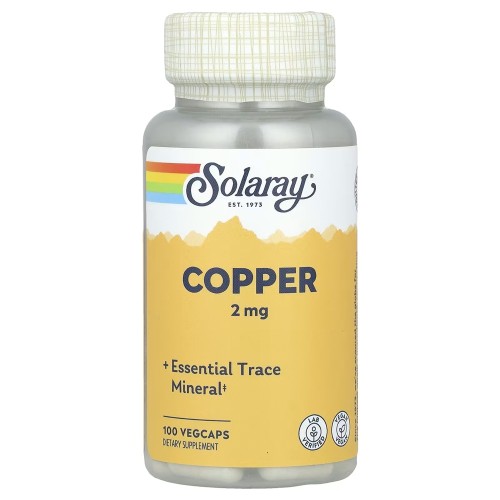 Solaray Copper 2mg 100 caps