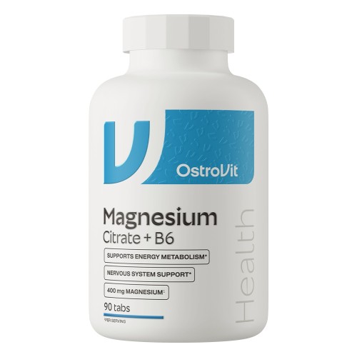 OstroVit Magnesium Citrate 400mg + B6 90 таб