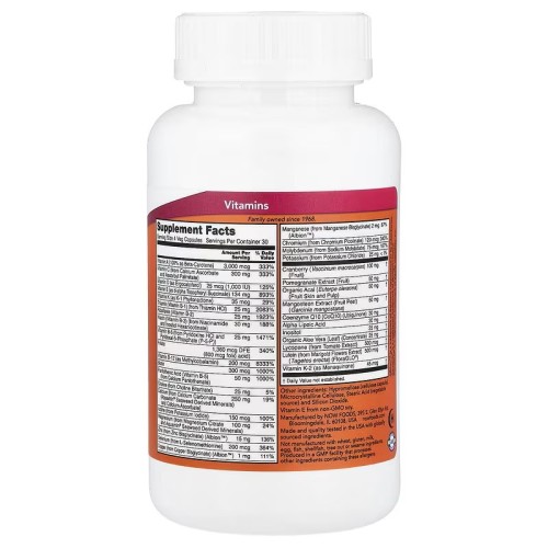 Now Foods Eve Superior Women's Multi Iron-Free 120 Veg Capsules