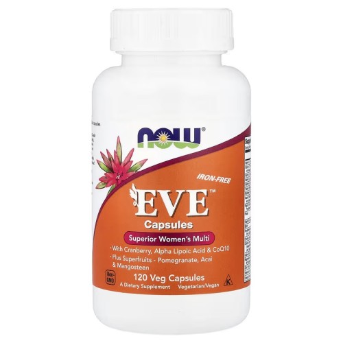 Now Foods Eve Superior Women's Multi Iron-Free 120 Veg Capsules