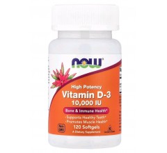 Now Foods Vitamin D-3 10000 IU 120 caps