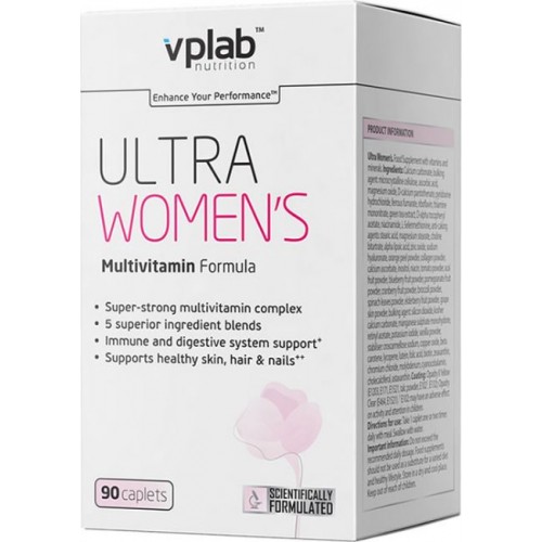 VPLab Nutrition Ultra Women Multivitamin 90 caplets - УЦІНКА!