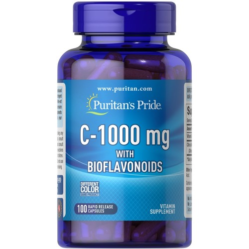 Puritans Pride Vitamin C-1000 mg з Bioflavonoids 100 caps