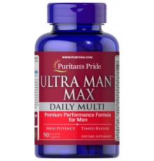 Puritans Pride Ultra Man Max 90 Caplets
