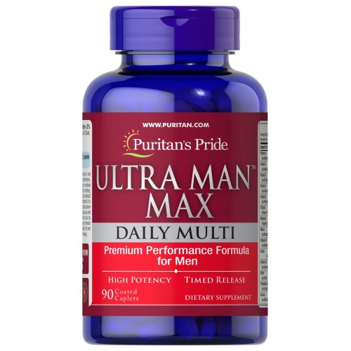 Puritans Pride Ultra Man Max 90 Caplets