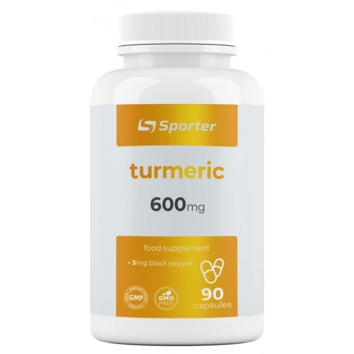 Sporter Organic Turmeric 600mg з Black Pepper 90 капс