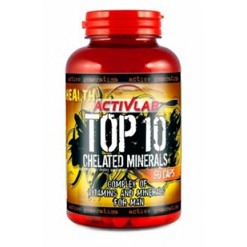 ACTIVLAB Top Ten for men chelated minerals 90caps