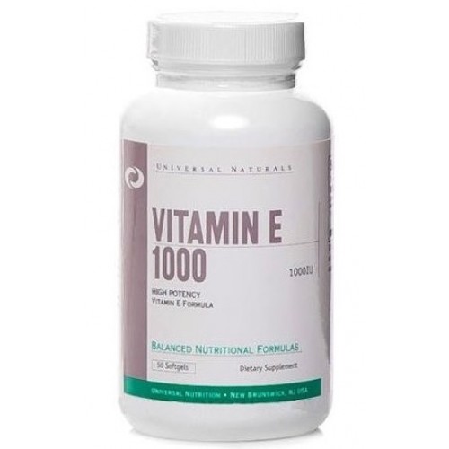 Universal Nutrition Vitamin E Formula 50 softgels