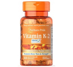 Puritans Pride Vitamin K-2 100mcg 30 softgel