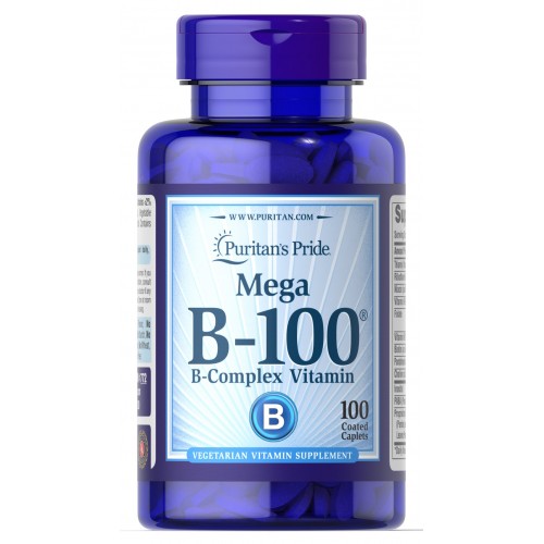 Puritans Pride Vitamin B-100 Complex 100 caplets