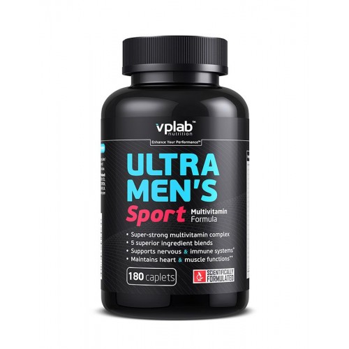 VPLab Nutrition Ultra Men's Sport Multivitamin 180 caplets