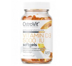 OstroVit Vitamin D3 5000 120 softgels