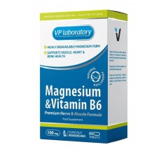 VPLab Nutrition Magnesium + B6 60tab