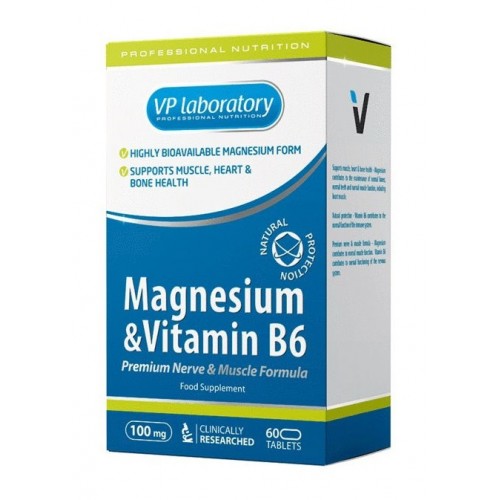 VPLab Nutrition Magnesium + B6 60tab